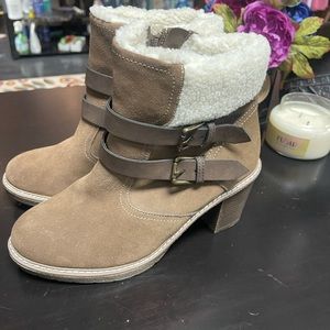 White Mountain Suede Bootie